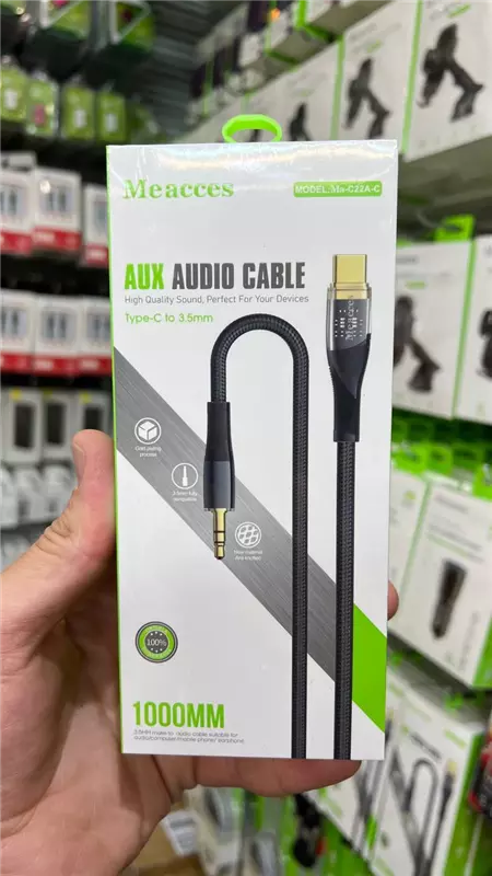 خرید AUX Meacces c22  تایپ سی اصل و باکیفیت