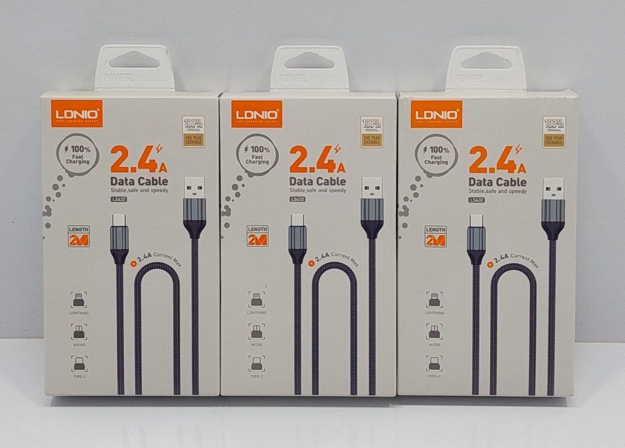 خرید کابل اندروید LDNIO LS۴۳۲ اصل و باکیفیت