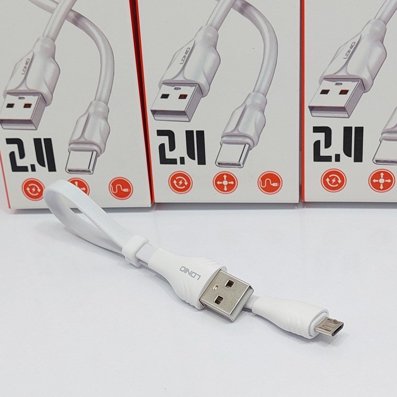 خرید کابل پاوربانکی اندروید LDNIO اصل و باکیفیت