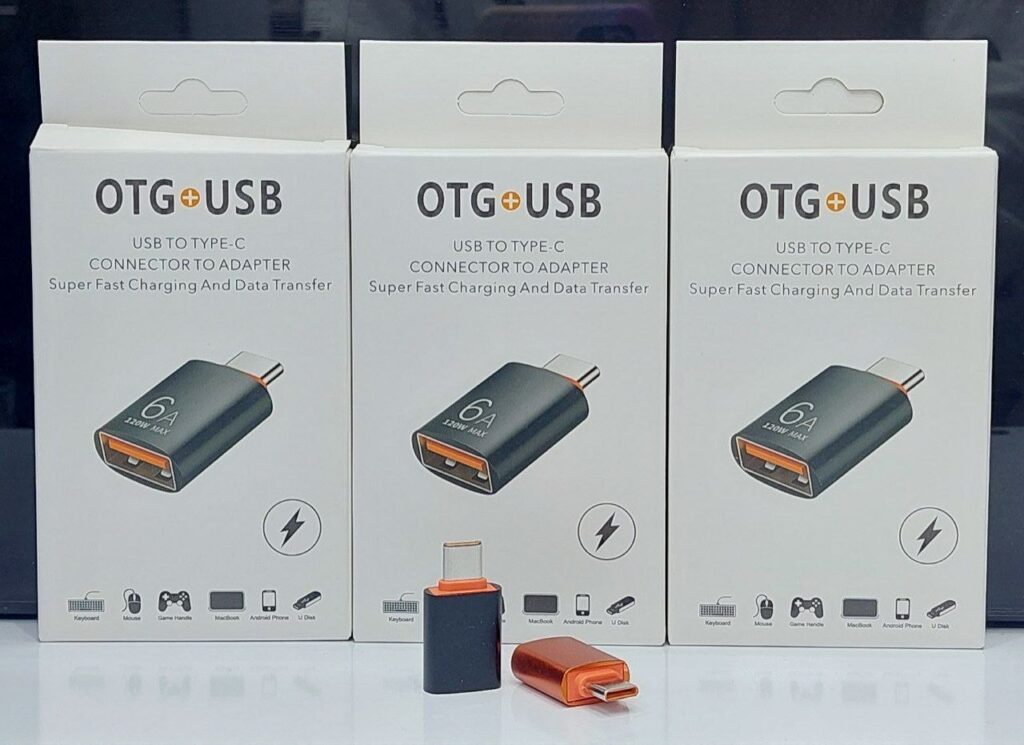 خرید otg فلزی تایپ سی پکدار اصل و باکیفیت