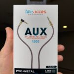خرید کابل AUX Meacces بدنه فلزی S820 مدل اصل و باکیفیت