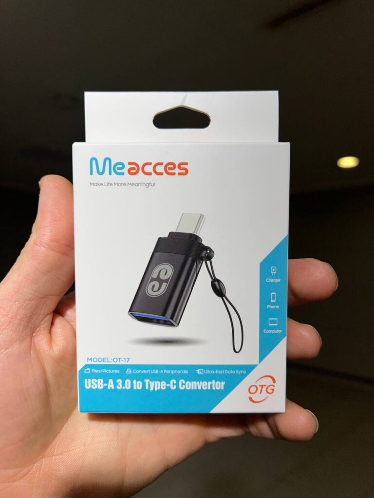 خرید تایپ سی OTG Meacces  مدل OT-17 اصل و باکیفیت