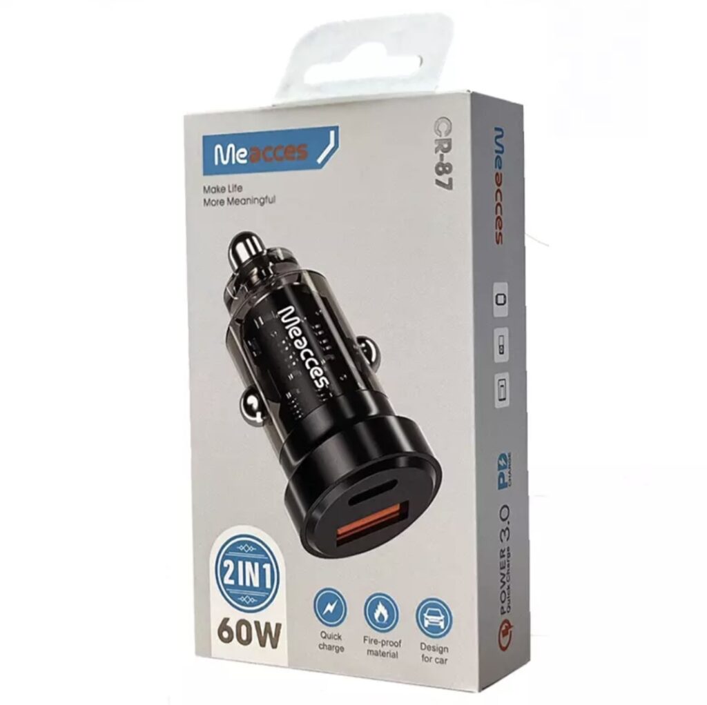 خرید فندکی ماشین 60 وات می اکسس CR-87 اصل و باکیفیت